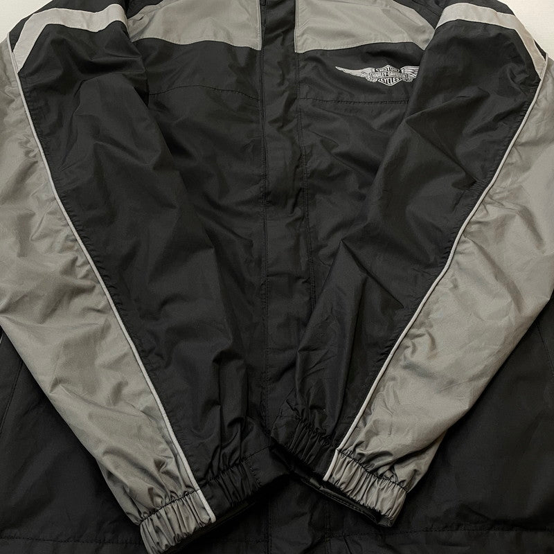 【中古品】【メンズ】 HARLEY DAVIDSON ハーレーダビッドソン RAIN SUIT REFLECTIVE RAIN SUIT 98336-15VM リフレクティブ レイン スーツ 145-260720-sa-18-tei サイズ：L カラー：ブラック 万代Net店