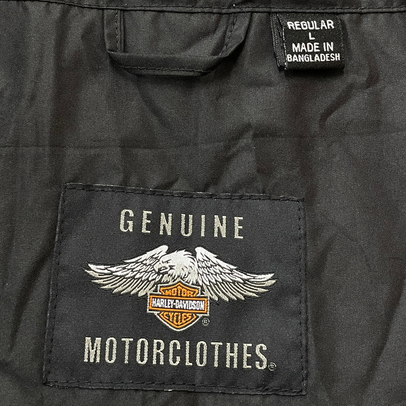 【中古品】【メンズ】 HARLEY DAVIDSON ハーレーダビッドソン RAIN SUIT REFLECTIVE RAIN SUIT 98336-15VM リフレクティブ レイン スーツ 145-260720-sa-18-tei サイズ：L カラー：ブラック 万代Net店