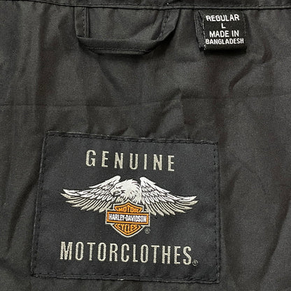 【中古品】【メンズ】 HARLEY DAVIDSON ハーレーダビッドソン RAIN SUIT REFLECTIVE RAIN SUIT 98336-15VM リフレクティブ レイン スーツ 145-260720-sa-18-tei サイズ：L カラー：ブラック 万代Net店