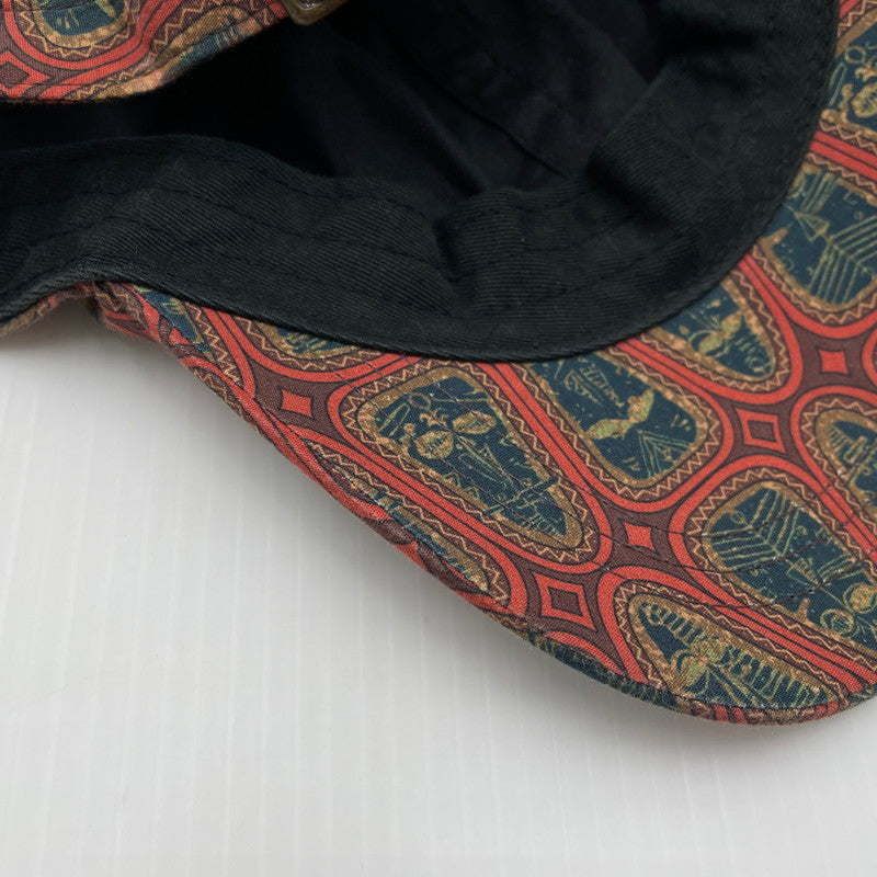 【中古品】【メンズ】 STUSSY ステューシー MASK PATTERN LOW PRO CAP マスクパターン ロープロ キャップ 帽子 185-260704-yo-11-tei サイズ：ONESIZE カラー：ブラウン 万代Net店