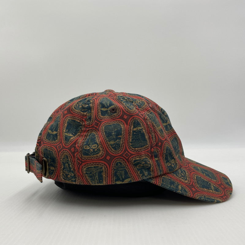 【中古品】【メンズ】 STUSSY ステューシー MASK PATTERN LOW PRO CAP マスクパターン ロープロ キャップ 帽子 185-260704-yo-11-tei サイズ：ONESIZE カラー：ブラウン 万代Net店