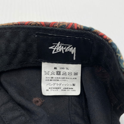 【中古品】【メンズ】 STUSSY ステューシー MASK PATTERN LOW PRO CAP マスクパターン ロープロ キャップ 帽子 185-260704-yo-11-tei サイズ：ONESIZE カラー：ブラウン 万代Net店