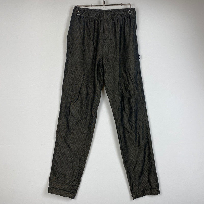 【中古品】【メンズ】 STUSSY ステューシー HERRINGBONE EASY PANTS ヘリンボーン イージーパンツ ボトムス 153-260702-ss-08-tei サイズ：S カラー：グレー系 万代Net店