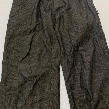 【中古品】【メンズ】 STUSSY ステューシー HERRINGBONE EASY PANTS ヘリンボーン イージーパンツ ボトムス 153-260702-ss-08-tei サイズ：S カラー：グレー系 万代Net店