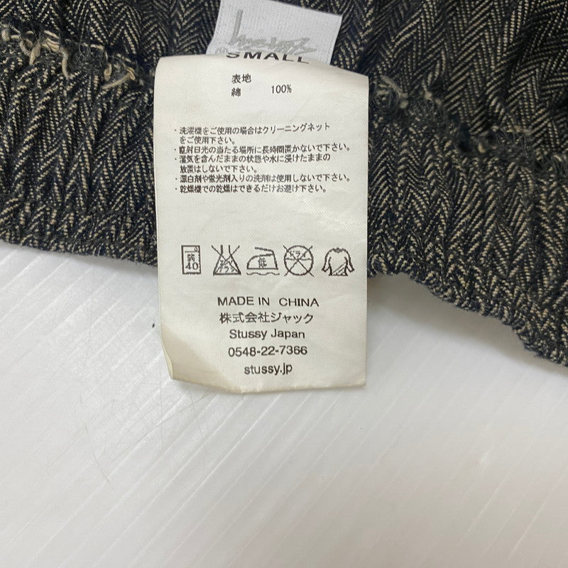 【中古品】【メンズ】 STUSSY ステューシー HERRINGBONE EASY PANTS ヘリンボーン イージーパンツ ボトムス 153-260702-ss-08-tei サイズ：S カラー：グレー系 万代Net店