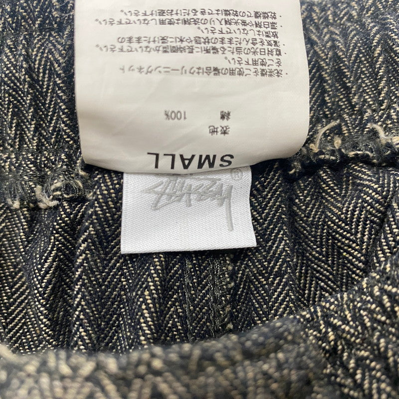 【中古品】【メンズ】 STUSSY ステューシー HERRINGBONE EASY PANTS ヘリンボーン イージーパンツ ボトムス 153-260702-ss-08-tei サイズ：S カラー：グレー系 万代Net店