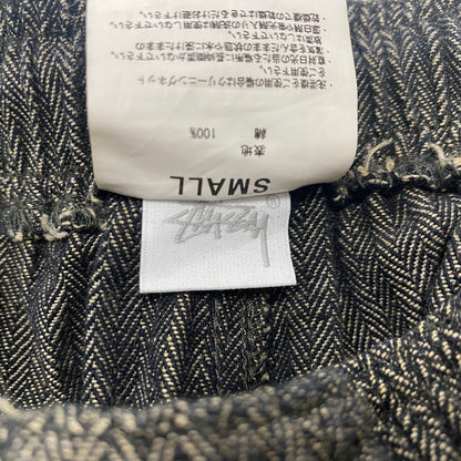 【中古品】【メンズ】 STUSSY ステューシー HERRINGBONE EASY PANTS ヘリンボーン イージーパンツ ボトムス 153-260702-ss-08-tei サイズ：S カラー：グレー系 万代Net店