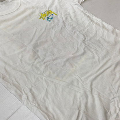 【中古品】【メンズ】 STUSSY ステューシー SUPER BLOOM S/S TEE スーパーブルーム ショートスリーブTシャツ 半袖トップス 142-260702-ss-01-tei サイズ：L カラー：ホワイト 万代Net店
