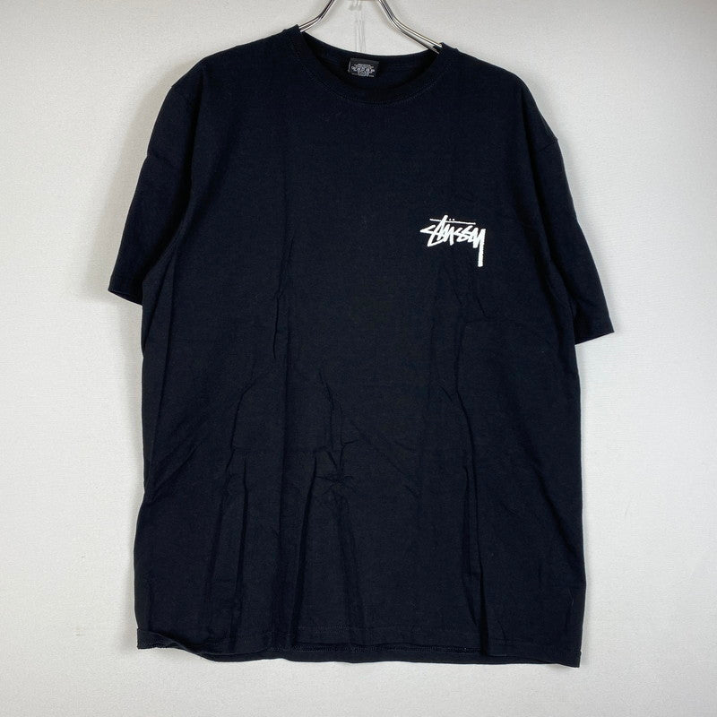 【中古品】【メンズ】 STUSSY ステューシー SHATTERED S/S TEE シャッタード ショートスリーブTシャツ 半袖トップス 142-260702-ss-03-tei サイズ：L カラー：ブラック 万代Net店