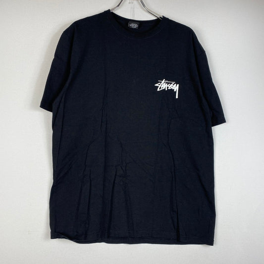 【中古品】【メンズ】 STUSSY ステューシー SHATTERED S/S TEE シャッタード ショートスリーブTシャツ 半袖トップス 142-260702-ss-03-tei サイズ：L カラー：ブラック 万代Net店
