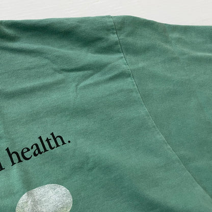 【中古品】【メンズ】 STUSSY ステューシー THE KEY TO PHISICAL AND SPIRITUAL HEALTH TEE ザ キー トゥ フィジカル アンド スピリチュアル ヘルス Tシャツ 半袖 トップス 142-260626-sa-06-tei サイズ：L カラー：グリーン 万代Net店