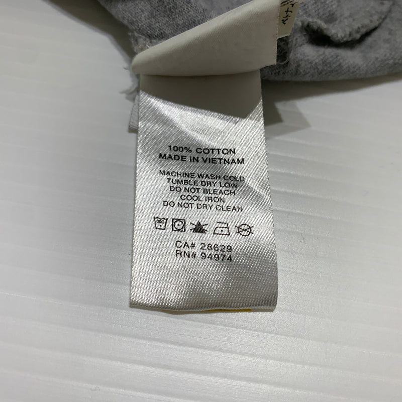 【現状渡し品】【メンズ】 STUSSY ステューシー STOCK LOGO CREW L/S TEE 1140242 ストック ロゴ クルー ロングスリーブ Tシャツ 長袖 Tシャツ 142-260626-ko-05-tei サイズ：L カラー：グレー 万代Net店