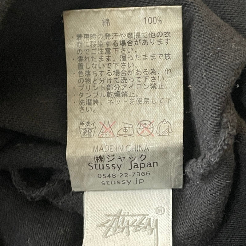 【中古品】【メンズ】 STUSSY ステューシー FRONT SWITCHING L/S TEE フロント スイッチング ロングスリーブ Ｔシャツ 長袖 トップス 142-260626-sa-08-tei サイズ：L カラー：ブラック 万代Net店