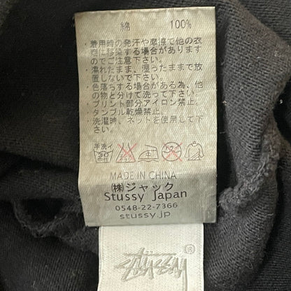 【中古品】【メンズ】 STUSSY ステューシー FRONT SWITCHING L/S TEE フロント スイッチング ロングスリーブ Ｔシャツ 長袖 トップス 142-260626-sa-08-tei サイズ：L カラー：ブラック 万代Net店