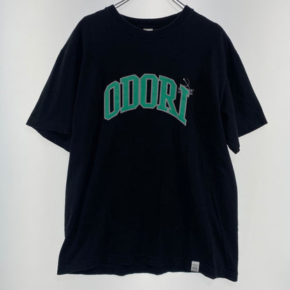 【中古品】【メンズ】 MAGIC STICK マジックスティック SUPPORT YOUR LOCAL BUSINESS CAMPAIGN ”ODORI" Tシャツ 142-260822-nm-34-tei サイズ：L カラー：ブラック 万代Net店