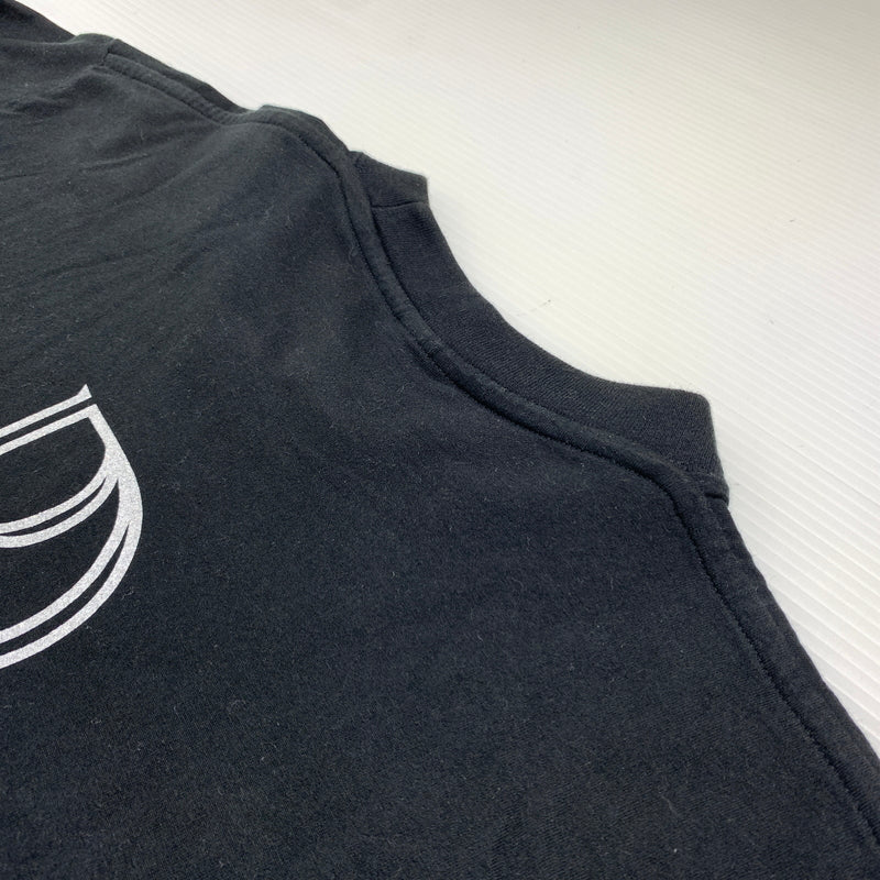 【現状渡し品】【メンズ】 BG ビージー PUFF DADDY MUSIC S/S TEE パフ ダディ ミュージック ショートスリーブ Tシャツ 半袖 トップス 145-260626-ko-03-tei サイズ：L カラー：ブラック 万代Net店