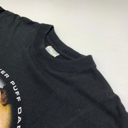 【現状渡し品】【メンズ】 BG ビージー PUFF DADDY MUSIC S/S TEE パフ ダディ ミュージック ショートスリーブ Tシャツ 半袖 トップス 145-260626-ko-03-tei サイズ：L カラー：ブラック 万代Net店