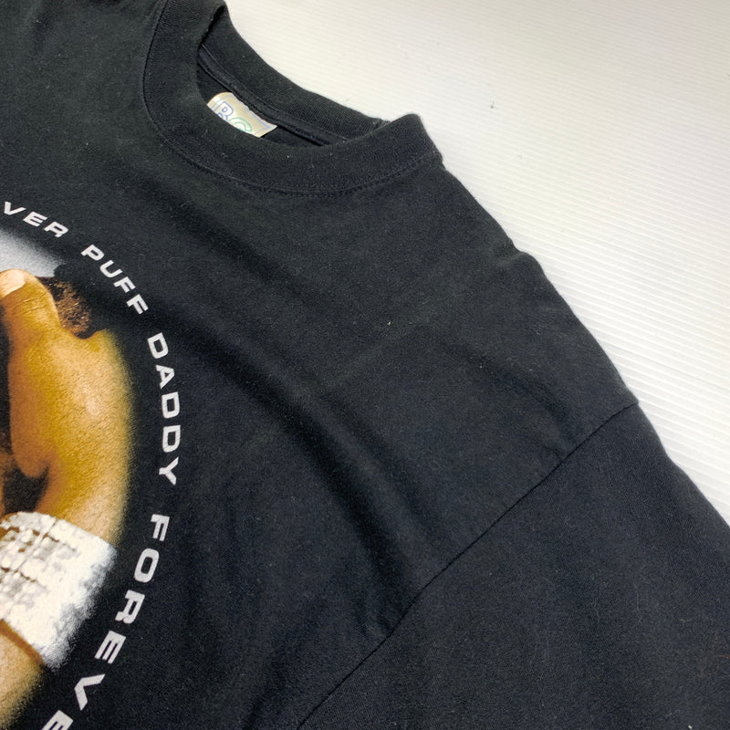 【現状渡し品】【メンズ】 BG ビージー PUFF DADDY MUSIC S/S TEE パフ ダディ ミュージック ショートスリーブ Tシャツ 半袖 トップス 145-260626-ko-03-tei サイズ：L カラー：ブラック 万代Net店