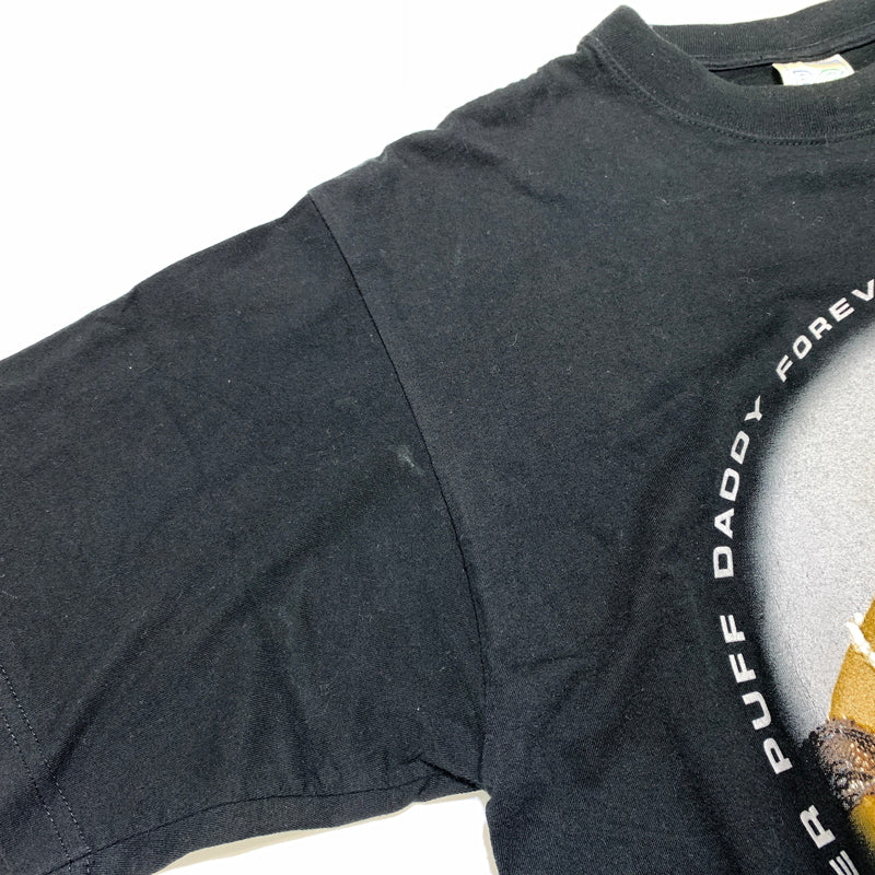 【現状渡し品】【メンズ】 BG ビージー PUFF DADDY MUSIC S/S TEE パフ ダディ ミュージック ショートスリーブ Tシャツ 半袖 トップス 145-260626-ko-03-tei サイズ：L カラー：ブラック 万代Net店
