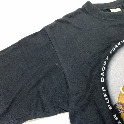 【現状渡し品】【メンズ】 BG ビージー PUFF DADDY MUSIC S/S TEE パフ ダディ ミュージック ショートスリーブ Tシャツ 半袖 トップス 145-260626-ko-03-tei サイズ：L カラー：ブラック 万代Net店