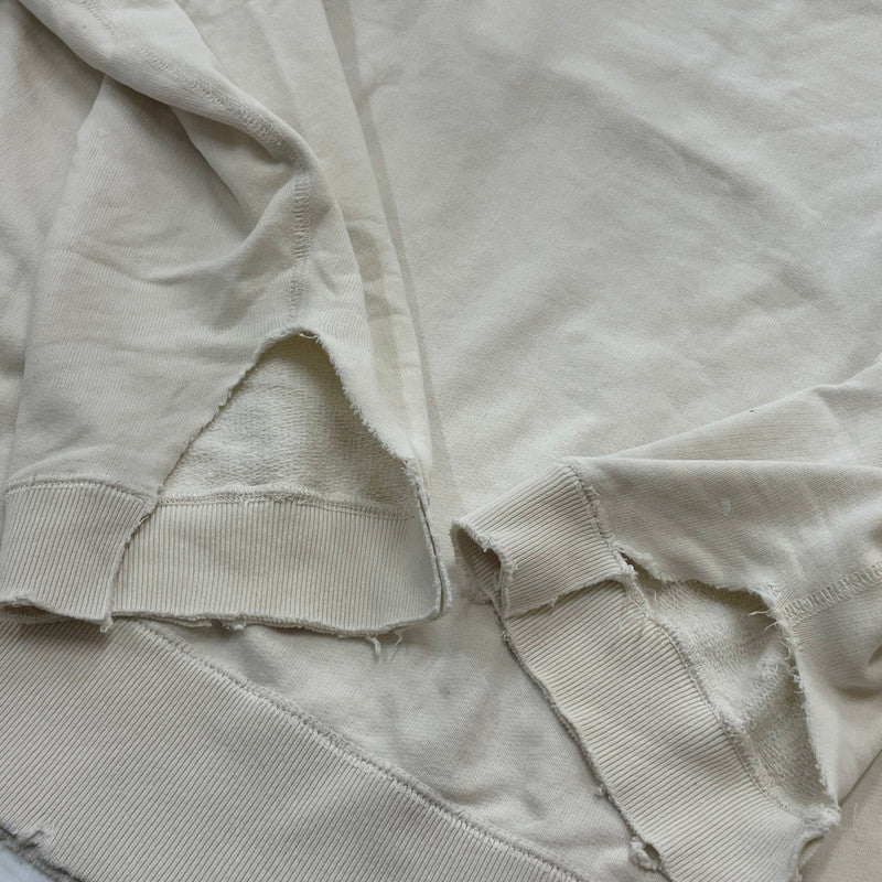 【中古品】【メンズ】 MAISON MARGIELA メゾン マルジェラ 24SS WASHED VINTAGE SWEAT S50GU0214 S25570 ウォッシュド ヴィンテージ スウェット トップス トレーナー 141-260626-sa-07-tei サイズ：M カラー：アイボリー 万代Net店