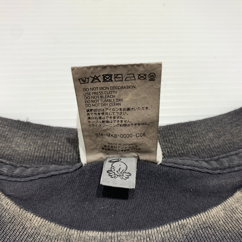 【中古品】【メンズ】 SAINT Mxxxxxx セントマイケル FAST FURIOUS FF_SS T-SHIRT SM-MK8-0000-C06 ファスト ヒュリアス ショートスリーブ Tシャツ 半袖 トップス ダメージ加工 142-260626-ko-04-tei サイズ：XL カラー：ブラック 万代Net店
