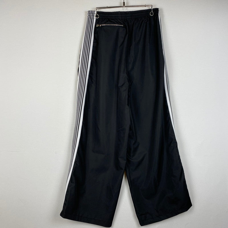 【中古品】【メンズ】 Needles ニードルス H.D.NYLON TRACK PANTS RW1707 ヒザデル ナイロン トラックパンツ ボトムス ジャージ 151-260629-ss-10-tei サイズ：S カラー：ブラック 万代Net店