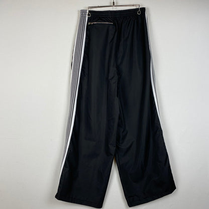【中古品】【メンズ】 Needles ニードルス H.D.NYLON TRACK PANTS RW1707 ヒザデル ナイロン トラックパンツ ボトムス ジャージ 151-260629-ss-10-tei サイズ：S カラー：ブラック 万代Net店