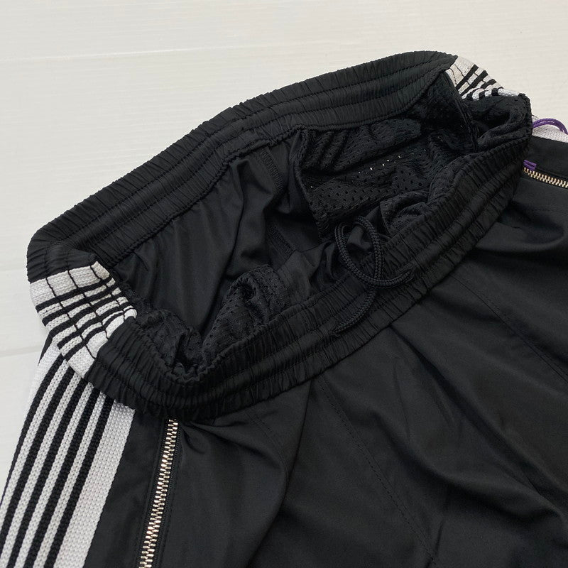 【中古品】【メンズ】 Needles ニードルス H.D.NYLON TRACK PANTS RW1707 ヒザデル ナイロン トラックパンツ ボトムス ジャージ 151-260629-ss-10-tei サイズ：S カラー：ブラック 万代Net店