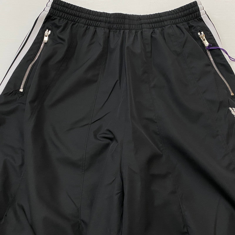 【中古品】【メンズ】 Needles ニードルス H.D.NYLON TRACK PANTS RW1707 ヒザデル ナイロン トラックパンツ ボトムス ジャージ 151-260629-ss-10-tei サイズ：S カラー：ブラック 万代Net店