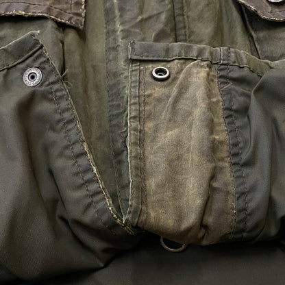 【現状渡し品】【メンズ】 BURBERRY バーバリー ～90’s OILED JACKET ～90年代 オイルド ジャケット アウター 141-260626-sa-11-tei サイズ：不明 カラー：カーキ－ 万代Net店