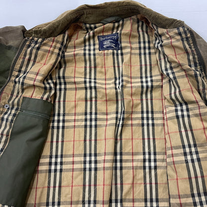 【現状渡し品】【メンズ】 BURBERRY バーバリー ～90’s OILED JACKET ～90年代 オイルド ジャケット アウター 141-260626-sa-11-tei サイズ：不明 カラー：カーキ－ 万代Net店