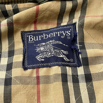 【現状渡し品】【メンズ】 BURBERRY バーバリー ～90’s OILED JACKET ～90年代 オイルド ジャケット アウター 141-260626-sa-11-tei サイズ：不明 カラー：カーキ－ 万代Net店