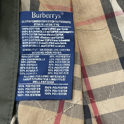 【現状渡し品】【メンズ】 BURBERRY バーバリー ～90’s OILED JACKET ～90年代 オイルド ジャケット アウター 141-260626-sa-11-tei サイズ：不明 カラー：カーキ－ 万代Net店