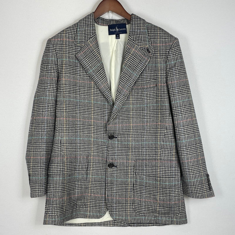 【中古品】【メンズ】 RALPH LAUREN ラルフローレン 90’s TAILORED JACKET 90年代 テーラード ジャケット アウター 147-260626-sa-12-tei サイズ：14 カラー：チェック柄 万代Net店