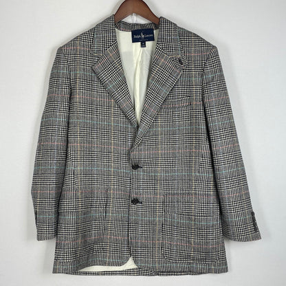 【中古品】【メンズ】 RALPH LAUREN ラルフローレン 90’s TAILORED JACKET 90年代 テーラード ジャケット アウター 147-260626-sa-12-tei サイズ：14 カラー：チェック柄 万代Net店