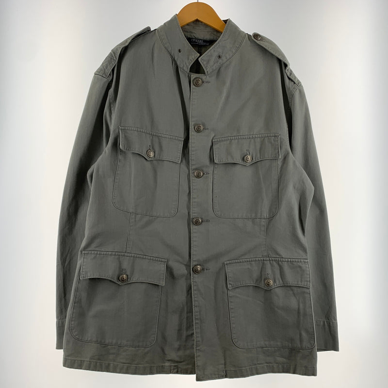 【現状渡し品】【メンズ】 POLO RALPH LAUREN ポロ・ラルフローレン 80-90's MILITARY JACKET MADE IN USA VINTAGE 80-90年代 ミリタリージャケット アウター USA製 ヴィンテージ 147-260626-ko-07-tei サイズ：L カラー：グレー 万代Net店
