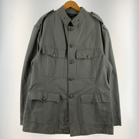 【現状渡し品】【メンズ】 POLO RALPH LAUREN ポロ・ラルフローレン 80-90's MILITARY JACKET MADE IN USA VINTAGE 80-90年代 ミリタリージャケット アウター USA製 ヴィンテージ 147-260626-ko-07-tei サイズ：L カラー：グレー 万代Net店