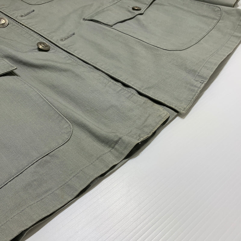【現状渡し品】【メンズ】 POLO RALPH LAUREN ポロ・ラルフローレン 80-90's MILITARY JACKET MADE IN USA VINTAGE 80-90年代 ミリタリージャケット アウター USA製 ヴィンテージ 147-260626-ko-07-tei サイズ：L カラー：グレー 万代Net店