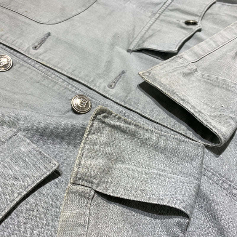 【現状渡し品】【メンズ】 POLO RALPH LAUREN ポロ・ラルフローレン 80-90's MILITARY JACKET MADE IN USA VINTAGE 80-90年代 ミリタリージャケット アウター USA製 ヴィンテージ 147-260626-ko-07-tei サイズ：L カラー：グレー 万代Net店