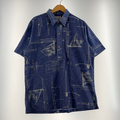 【現状渡し品】【メンズ】 KAHARA カハラ ALOHA SHIRT アロハ シャツ 半袖 トップス 145-260723-sa-11-tei サイズ：L カラー：総柄 万代Net店
