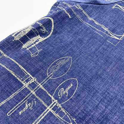 【現状渡し品】【メンズ】 KAHARA カハラ ALOHA SHIRT アロハ シャツ 半袖 トップス 145-260723-sa-11-tei サイズ：L カラー：総柄 万代Net店