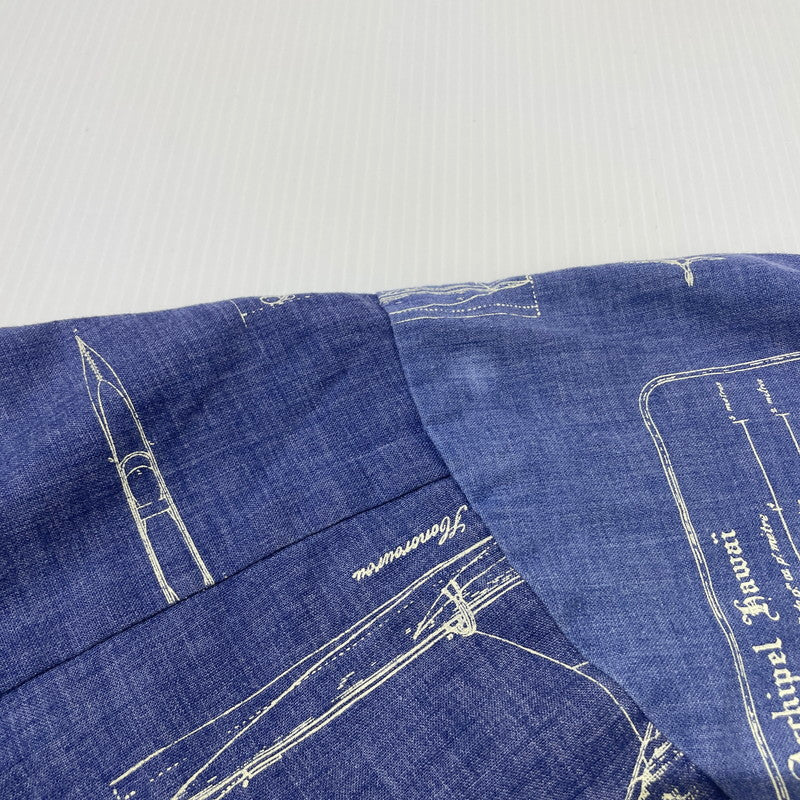 【現状渡し品】【メンズ】 KAHARA カハラ ALOHA SHIRT アロハ シャツ 半袖 トップス 145-260723-sa-11-tei サイズ：L カラー：総柄 万代Net店
