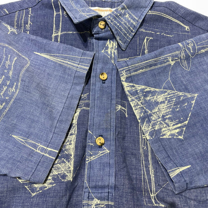 【現状渡し品】【メンズ】 KAHARA カハラ ALOHA SHIRT アロハ シャツ 半袖 トップス 145-260723-sa-11-tei サイズ：L カラー：総柄 万代Net店