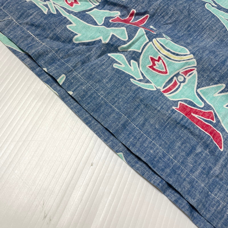【中古品】【メンズ】 KAHARA カハラ ALOHA SHIRT アロハ シャツ 半袖 トップス 145-260723-sa-14-tei サイズ：L カラー：総柄 万代Net店