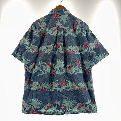 【中古品】【メンズ】 KAHARA カハラ ALOHA SHIRT アロハ シャツ 半袖 トップス 145-260723-sa-14-tei サイズ：L カラー：総柄 万代Net店