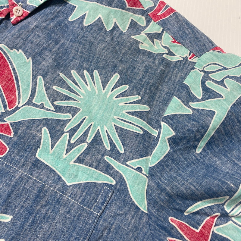 【中古品】【メンズ】 KAHARA カハラ ALOHA SHIRT アロハ シャツ 半袖 トップス 145-260723-sa-14-tei サイズ：L カラー：総柄 万代Net店