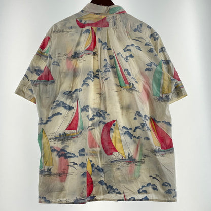 【現状渡し品】【メンズ】 REYN SPOONER レイン スプーナー 80's VINTAGE ALOHA SHIRT 80年代 ヴィンテージ アロハ シャツ 半袖 トップス 145-260714-sa-05-tei サイズ：不明 カラー：総柄 万代Net店