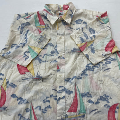 【現状渡し品】【メンズ】 REYN SPOONER レイン スプーナー 80's VINTAGE ALOHA SHIRT 80年代 ヴィンテージ アロハ シャツ 半袖 トップス 145-260714-sa-05-tei サイズ：不明 カラー：総柄 万代Net店