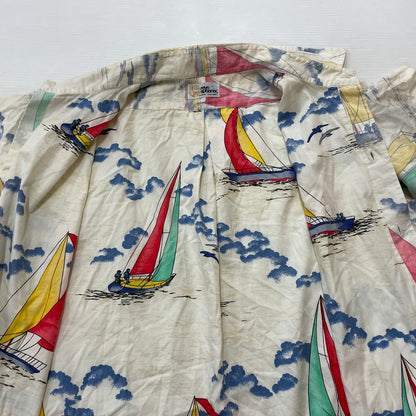 【現状渡し品】【メンズ】 REYN SPOONER レイン スプーナー 80's VINTAGE ALOHA SHIRT 80年代 ヴィンテージ アロハ シャツ 半袖 トップス 145-260714-sa-05-tei サイズ：不明 カラー：総柄 万代Net店
